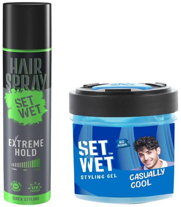 Sett Wett for Men Hair Spray & Gel